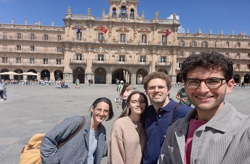 Visita de Ainhoa a Salamanca
